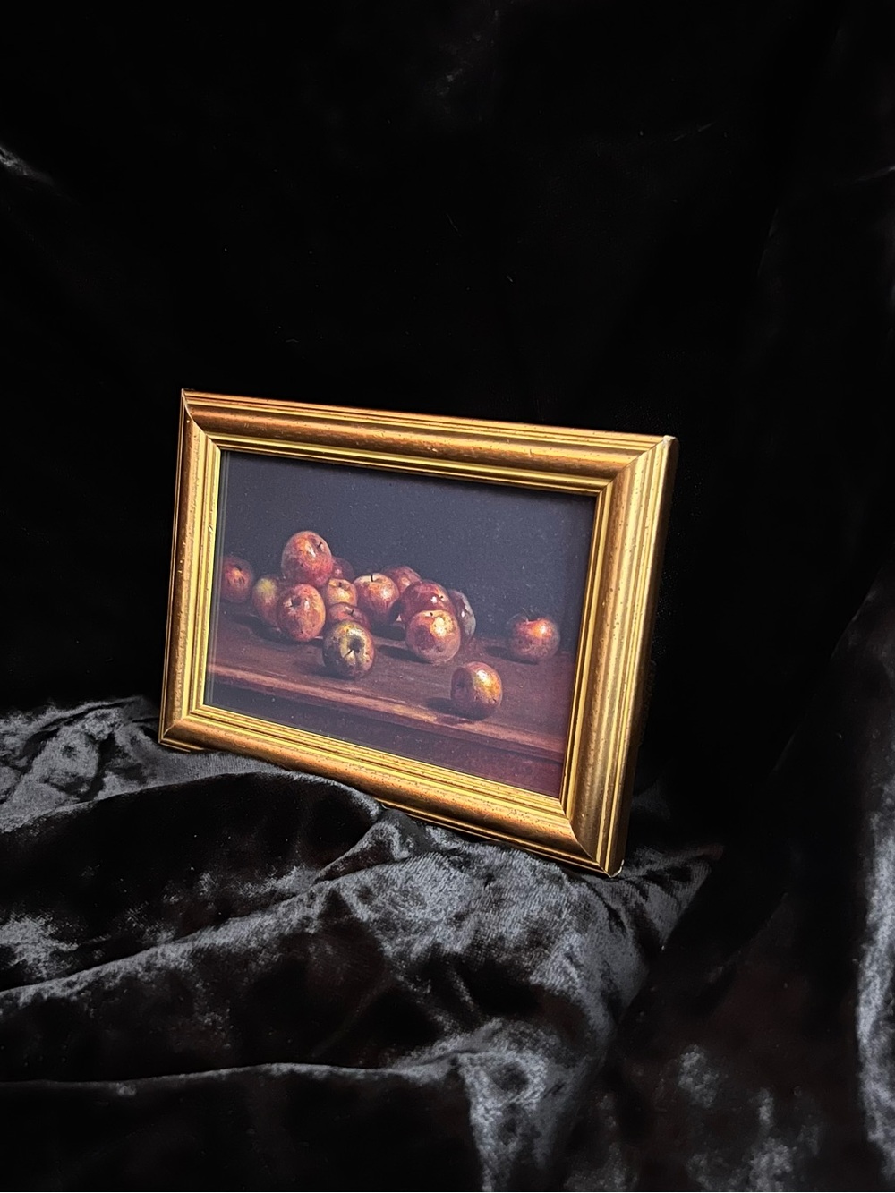 Curated Fall Framed Apple Print